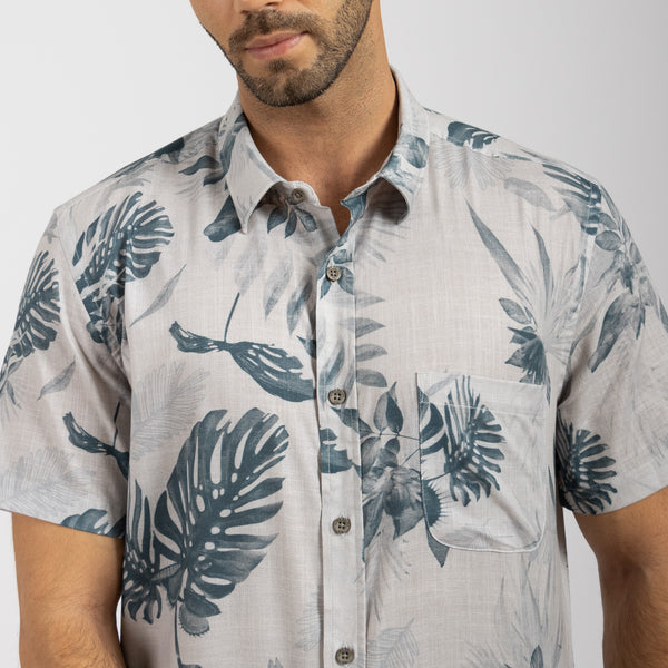 Camisa Relaxed Fit Azahara Gris