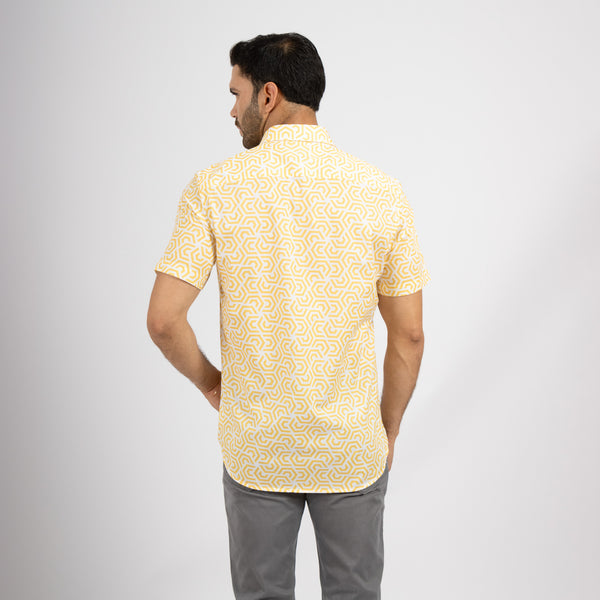 Camisa Relaxed Fit Caribe Amarillo