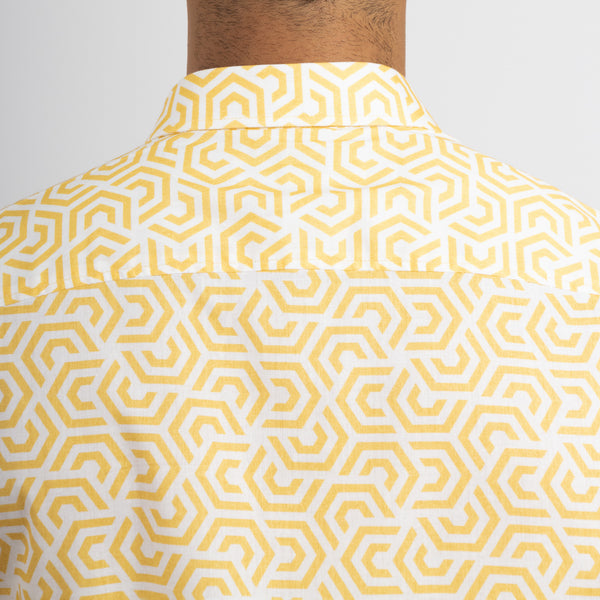 Camisa Relaxed Fit Caribe Amarillo