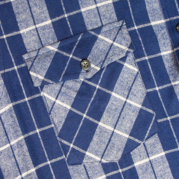 Camisa Flannel Space Blue