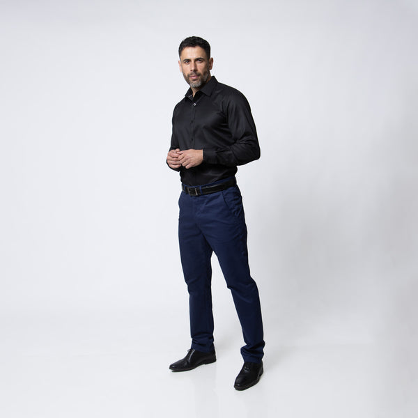 Camisa Modern Fit John Negro