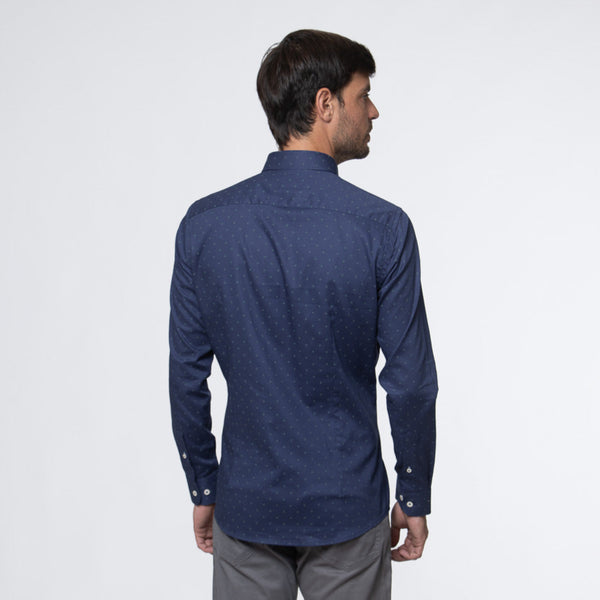 Camisa Slim Fit Luis Azulino