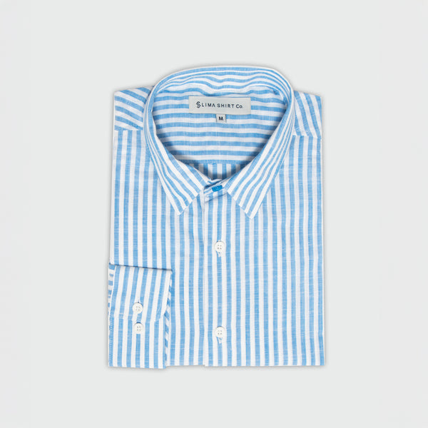 Camisa California Relaxed Fit Turquesa