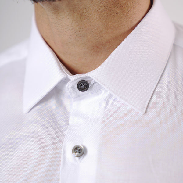 Camisa Manga Larga Modern Fit Mattia Blanco