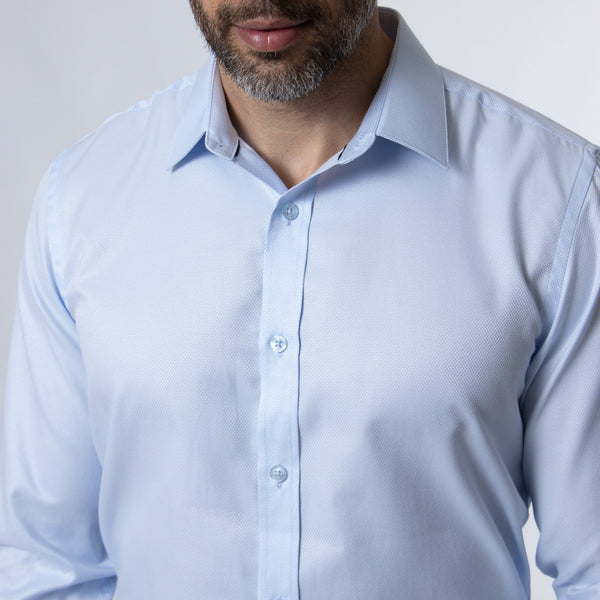 Camisa Modern Fit John Celeste Cielo