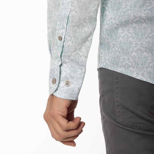 Camisa Slim Fit Atrani Celeste