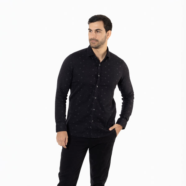 Camisa Slim Fit Atrani Negro
