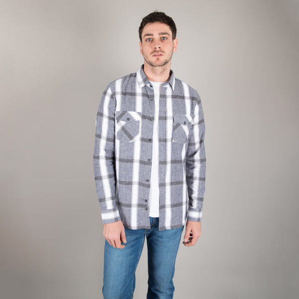 Camisa Lima Shirt Flannel Gray
