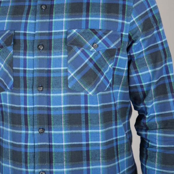 Camisa Lima Shirt Flannel Sea Green