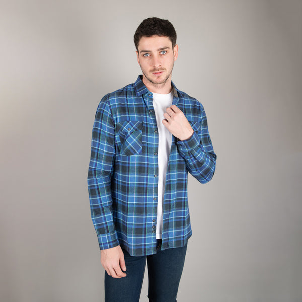 Camisa Lima Shirt Flannel Sea Green