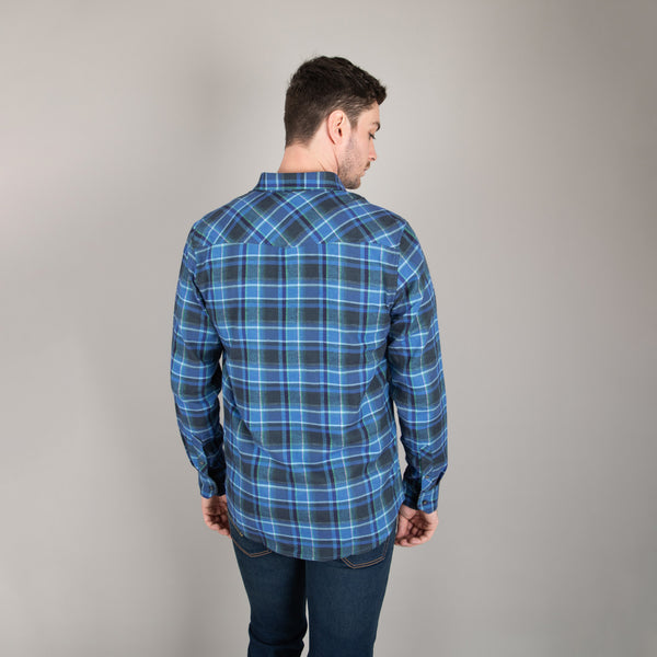 Camisa Lima Shirt Flannel Sea Green