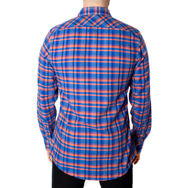 Camisa Lima Shirt Manga Larga Flannel Acero