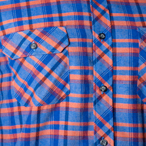 Camisa Lima Shirt Manga Larga Flannel Acero