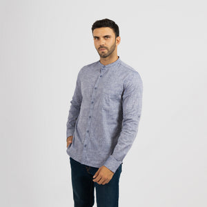 Camisa Manga Larga Neru Amalfi Navy