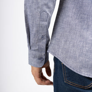 Camisa Manga Larga Neru Amalfi Navy