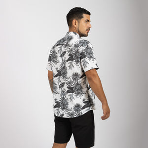 Camisa Relaxed Fit Azahara Flores Negro