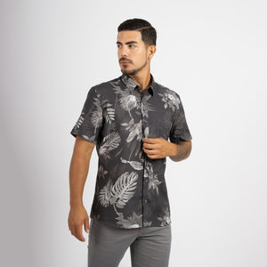 Camisa Relaxed Fit Azahara Fondo Negro