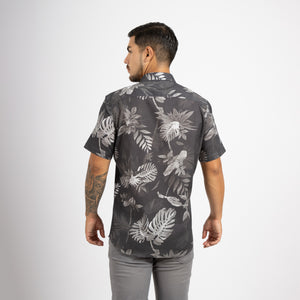 Camisa Relaxed Fit Azahara Fondo Negro