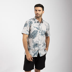 Camisa Relaxed Fit Azahara Gris