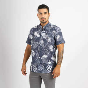 Camisa Relaxed Fit Neru Catania Azul