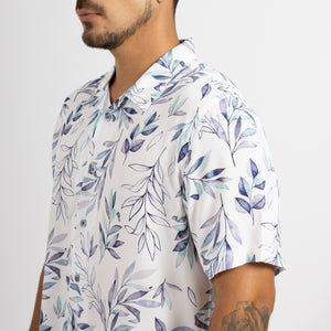 Camisa Relaxed Fit Viscosa Blanco