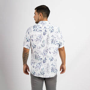 Camisa Relaxed Fit Viscosa Blanco