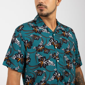 Camisa Relaxed Fit Viscosa Verde