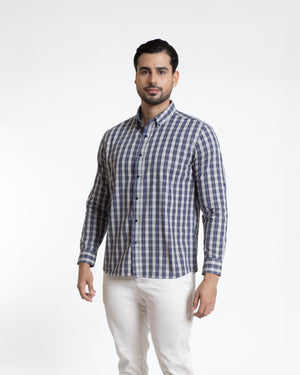 Camisa Modern Fit Fergus Azul
