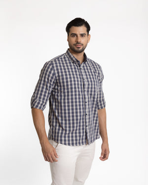 Camisa Modern Fit Fergus Azul