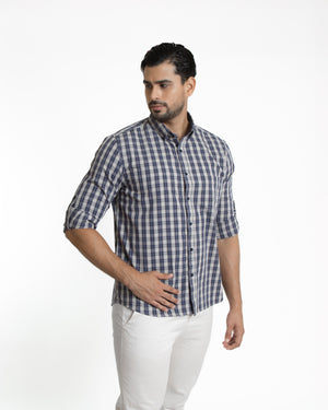 Camisa Modern Fit Fergus Azul