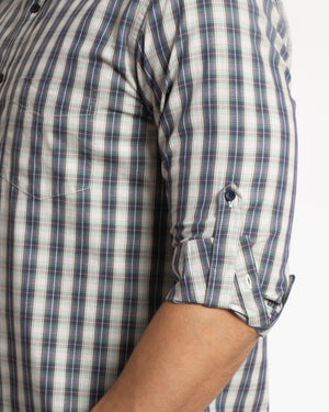Camisa Modern Fit Fergus Azul Acero