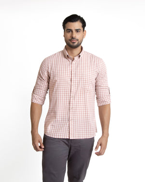 Camisa Modern Fit Fergus Beige
