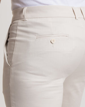 Pantalón Chino Premium Hueso