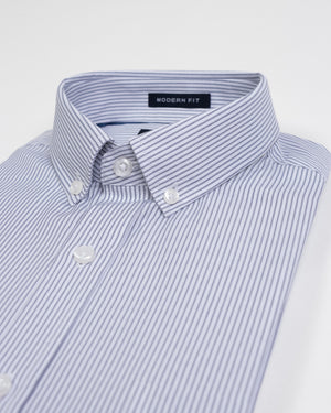 Camisa Modern Fit Classic Lines Azul