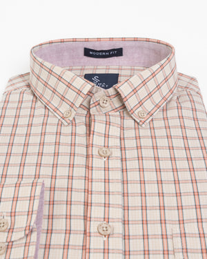 Camisa Modern Fit Fergus Beige