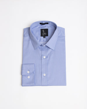 Camisa Manga Larga Modern Fit Philipp Azul Francia