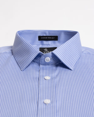 Camisa Manga Larga Modern Fit Philipp Azul Francia
