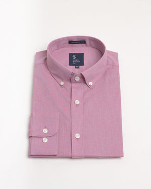 Camisa Manga Larga Fil a Fil BD Rojo