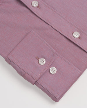 Camisa Manga Larga Fil a Fil BD Rojo