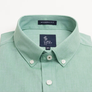 Camisa Modern Fit Fil a Fil BD Verde