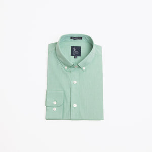 Camisa Modern Fit Fil a Fil BD Verde