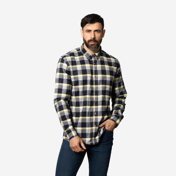 Camisa Flannel Classic Relaxed Fit Amarillo