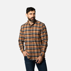 Camisa Flannel Classic Relaxed Fit Ladrillo