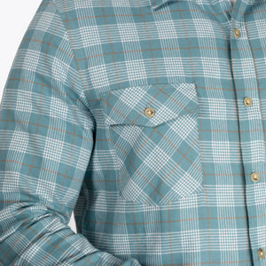 Camisa Flannel Leñador Modern Fit Verde