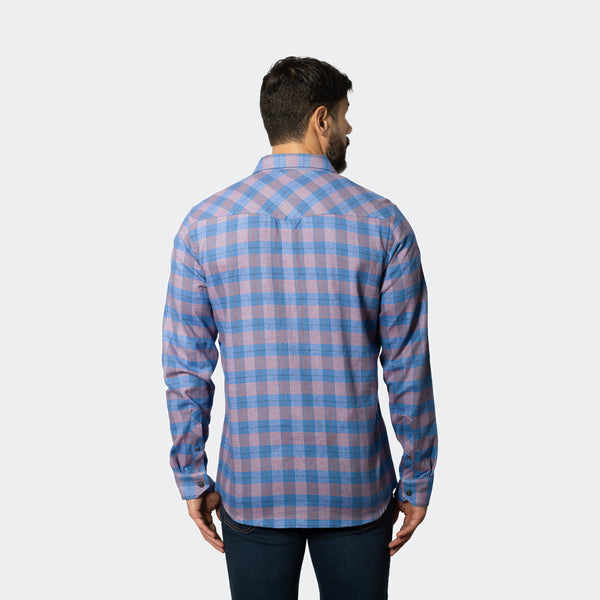 Camisa Flannel Leñador Modern Fit Acero