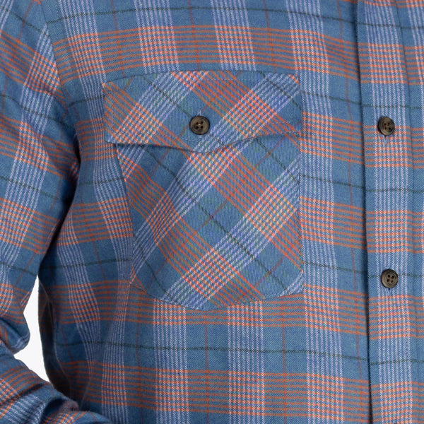 Camisa Flannel Leñador Modern Fit Acero