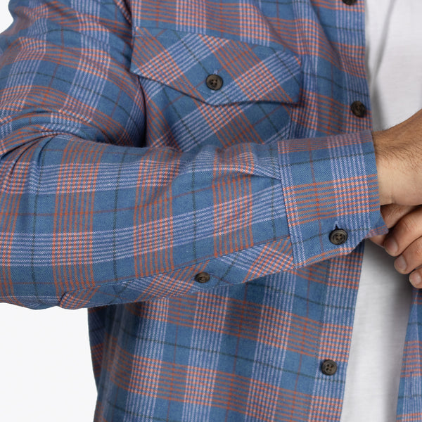 Camisa Flannel Leñador Modern Fit Acero