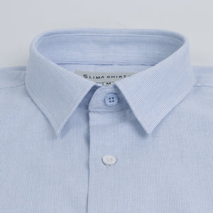 Camisa Manga Larga California 2 Relaxed Fit Celeste