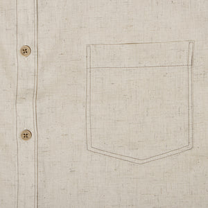 Camisa Manga Corta Neru Amalfi Hueso