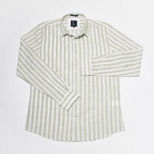 Camisa Modern Fit Lines Olivo